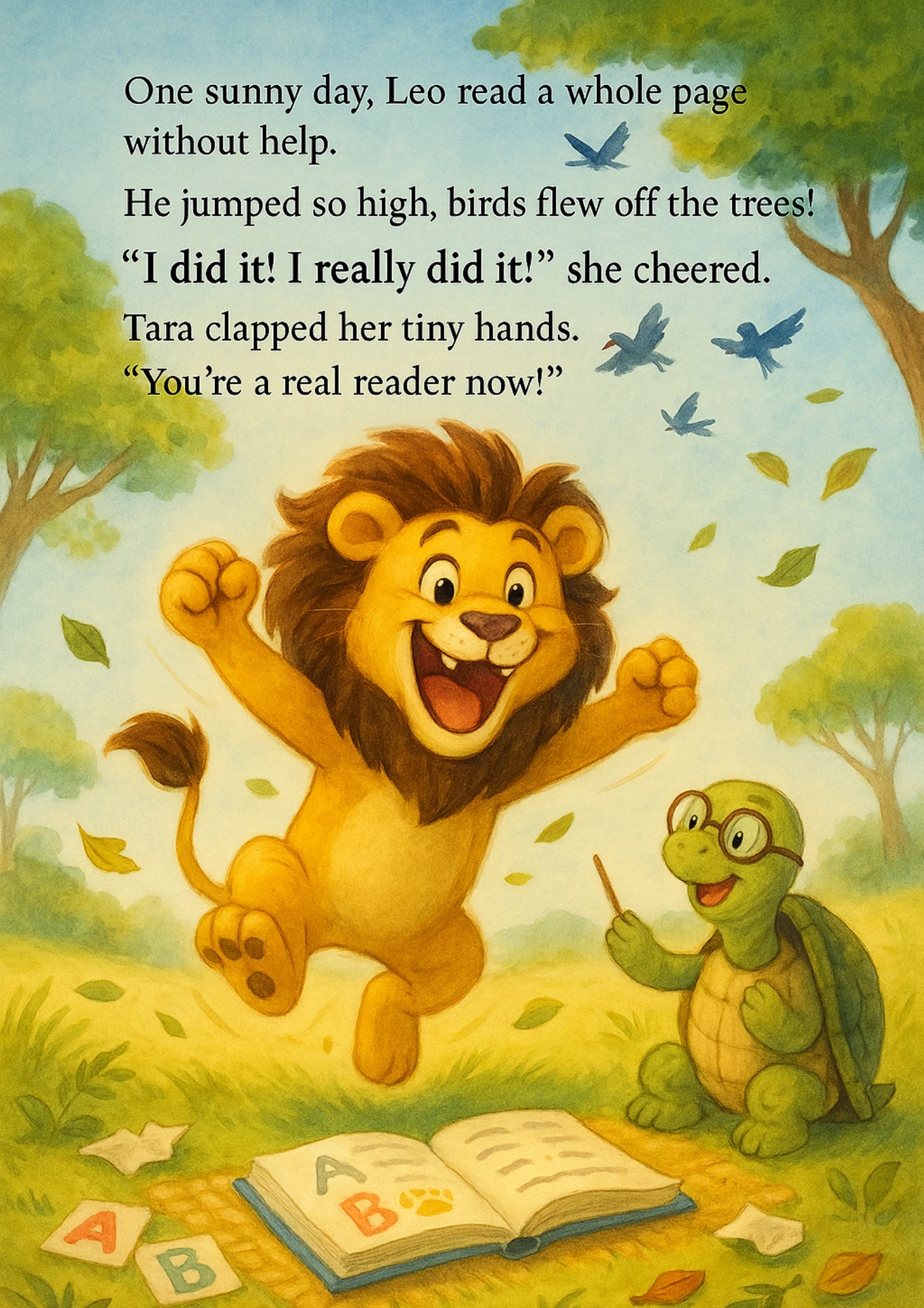 The Lion Who Learned to Read | Inspirational Children’s Book PDF