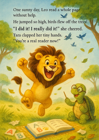 The Lion Who Learned to Read | Inspirational Children’s Book PDF