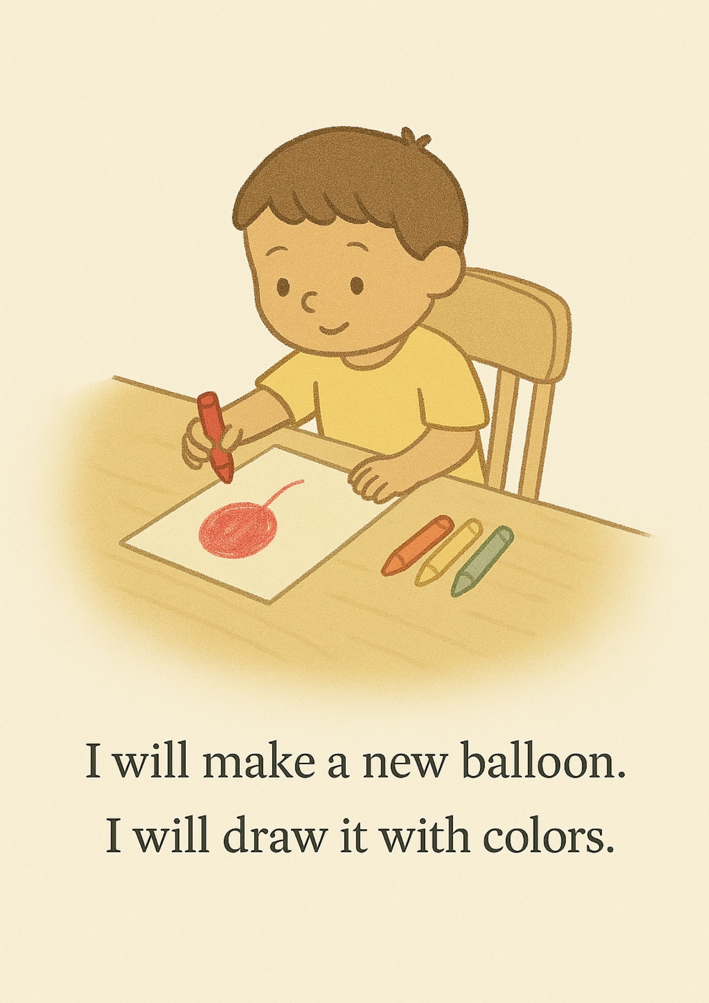 A Day with My Balloon – Printable Story & Activities (Ages 2–4)