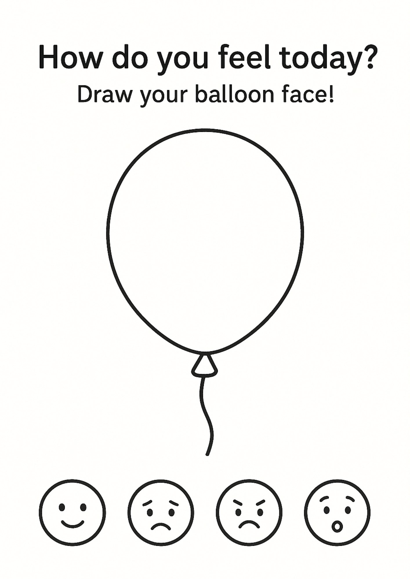A Day with My Balloon – Printable Story & Activities (Ages 2–4)