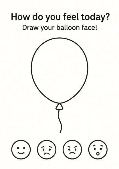 A Day with My Balloon – Printable Story & Activities (Ages 2–4)