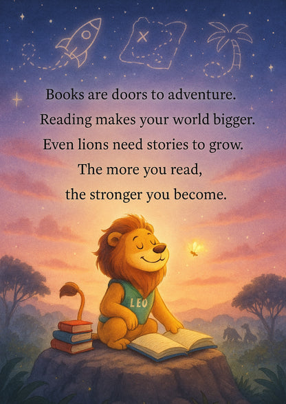 The Lion Who Learned to Read | Inspirational Children’s Book PDF