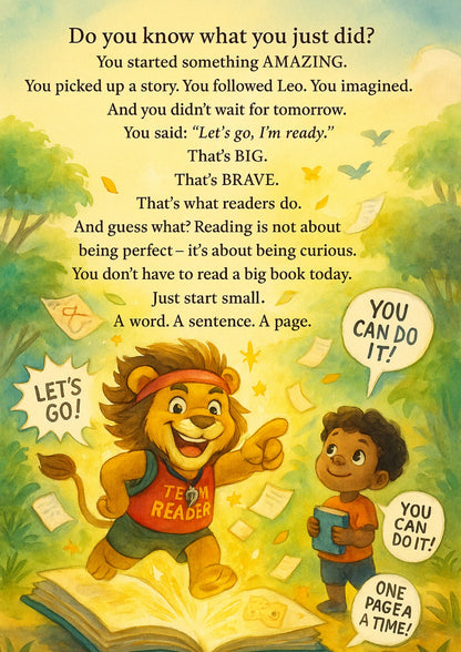 The Lion Who Learned to Read | Inspirational Children’s Book PDF
