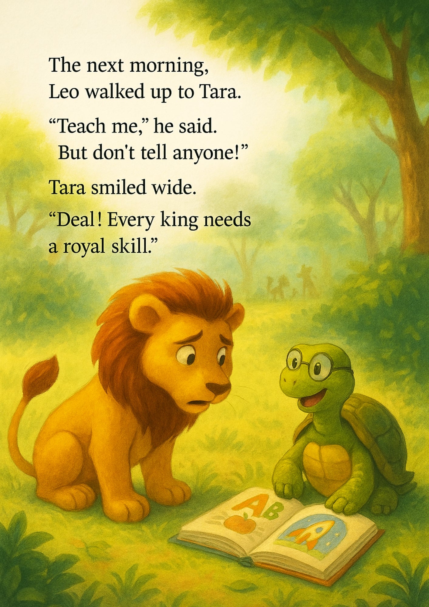 The Lion Who Learned to Read | Inspirational Children’s Book PDF